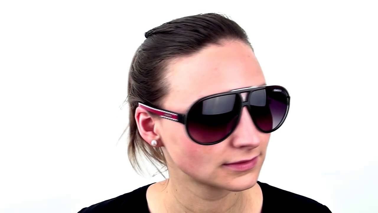 Carrera GRAND PRIX 1 T4O/9O Sunglasses - VisionDirect Reviews - YouTube