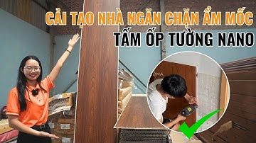 Tấm ốp tường nano cải tạo nhà chống ẩm mốc | Tấm nhựa ốp tường nano số lượng lớn giá sỉ | Haroma