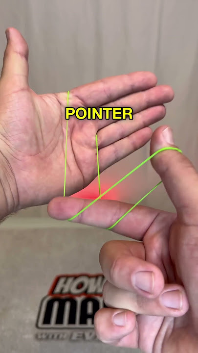 Rubber Band Magic Trick Tutorial 😮 #magic #tutorial