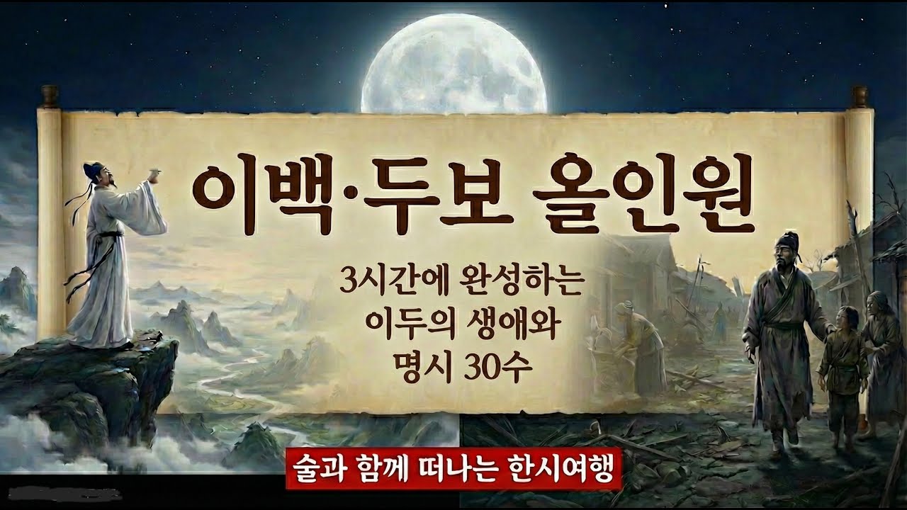 [통합소장본] 이백과 두보, 3시간에 끝내는 李杜 생애와 명시 30수 : 겨울 밤을 시선ㆍ시성과 함께!