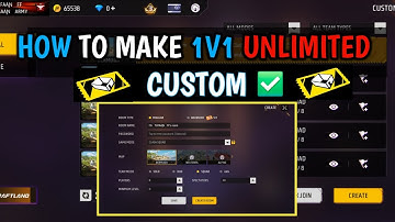 Free Fire Me 1VS1 Unlimited Custom Kaise Banaye🔥 | How To Create 1vs1 Clash Squad Custom  In FF Mode