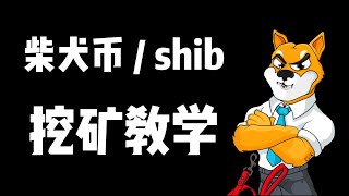 柴犬币挖矿教学 | shib挖矿教学 | 屎币挖矿 | shib mining