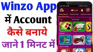 Winzo app me account kaise banaye | How to create winzo gold account |  Winzo app login kaise kare screenshot 5