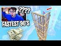 I Hosted a FASTEST 90's Contest for $100 in Fortnite (Pros vs Randoms)