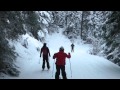 Skiing Borovets 2013 - The Beginners Part 1