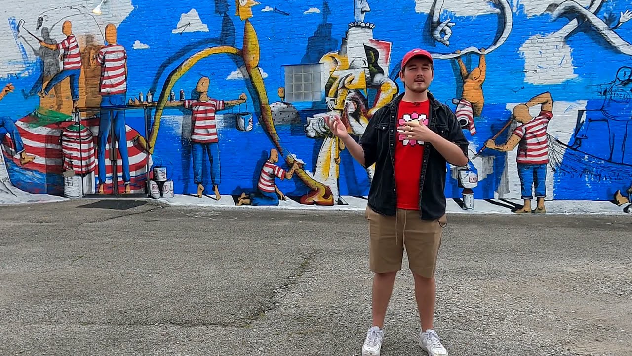 Artist Daniel Rona talks about his mural on Cleveland Avenue in Columbus