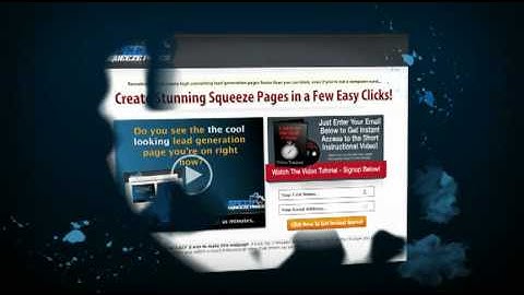 Build Awesome Squeeze  Pages in No Time
