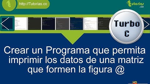 arrays – turbo C (imprimir datos figura arroba)