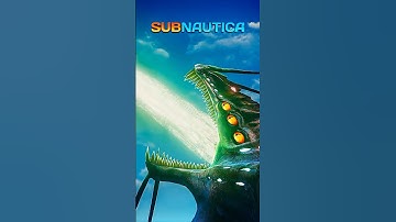 Firing SUPERLASER at Gargantuan Leviathan #subnautica #gaming #shorts