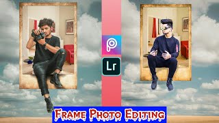 PicsArt Visual frame manipulation concept ART photo editing tutorial - BF Editz Army screenshot 4