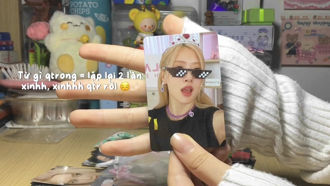 ₊˚✧ [ASMR] Unboxing card R The Girls with me ✨| 𝑪𝒉𝒊𝒏𝒚𝒚 🎀