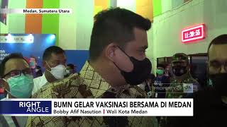 BUMN Gelar Vaksinasi Bersama di Medan