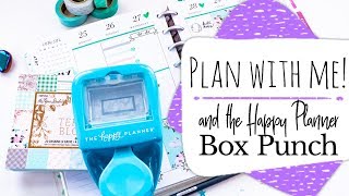 Plan with Me using the Happy Planner Box Punch | MamaJenePlans | Crafty Planners Club