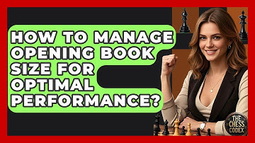 How To Manage Opening Book Size For Optimal Performance? - The Chess Codex