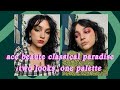 ace beaute 'classical paradise' | two looks, one palette