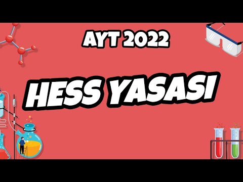 Hess Yasası | AYT Kimya 2022 #hedefekoş