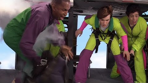 Drake & Josh - Josh Accidentally Extinguishes Vince Out Of The Chopper