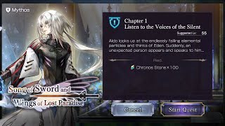 Another Eden Global 2.5.100 Mythos Chapter 1 "Listen to the Voices of the Silent" Walkthrough