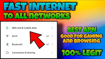 PAANO PALAKASIN ANG INTERNET CONNECTION SA CELLPHONE || FAST AND EASY || APN TO ALL NETWORKS