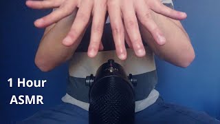 ASMR 1 Hour of Fast & Aggressive Hand Sounds w/ tingly sound effect (no talking)