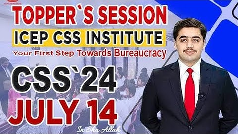 #Topper is #here...Listen it... #csspreparation #toppercss #Talha css