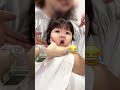生後５ヶ月で初のカット😂もう手に負えなくて美容院つれていったよ😂😂 #赤ちゃんのいる生活