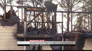 Apartment fire under investigation