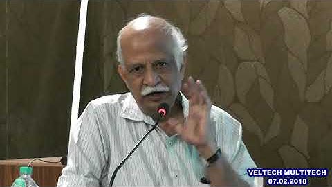 VELTECH MULTITECH DEPT OF MECHANICAL GUEST LECTURE - 07.02.2018