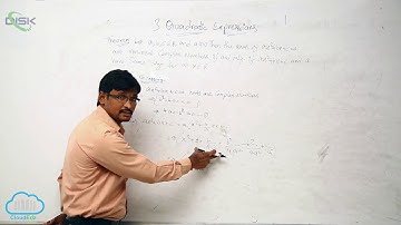 Sign of quadratic expressions - change || Non real QE || Disk Telangana