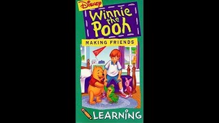 Opening to Winnie the Pooh Learning: Making Friends VHS