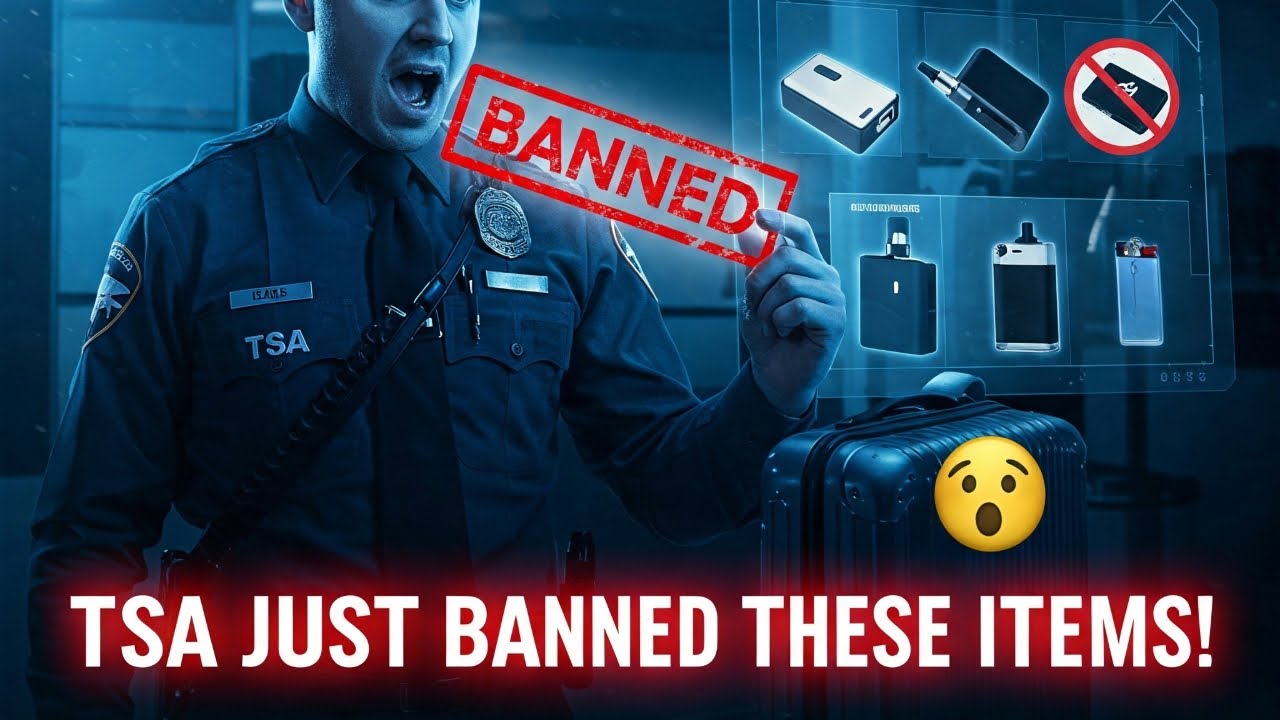 TSA Just BANNED These Items From Checked Bags in 2025 FULL LIST! - YouTube