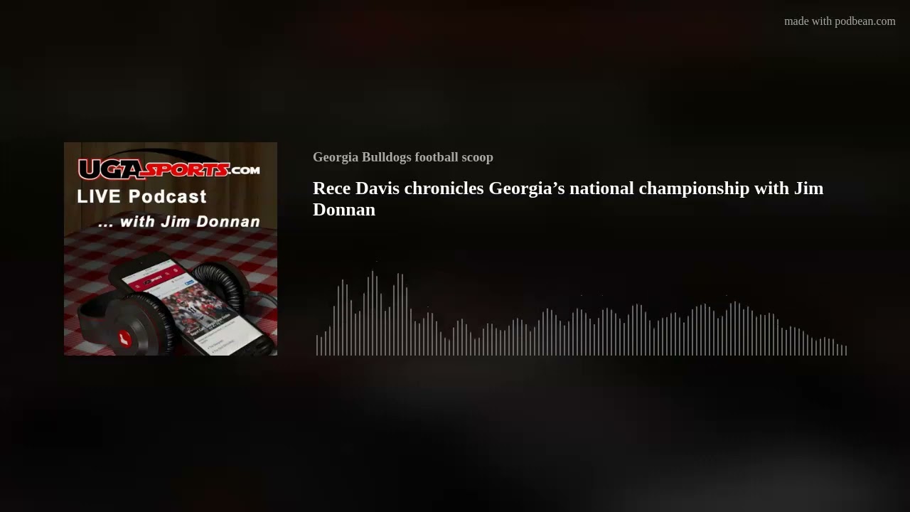 Rece Davis chronicles Georgia’s national championship with Jim Donnan