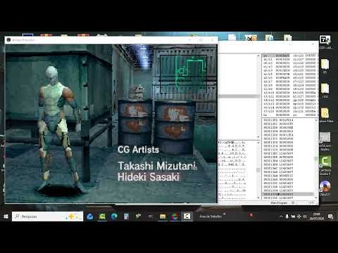 Ninja S08B to S00A appearance call with Assembly code Metal Gear PS1 by RobsonBio45 ( Test 1 )