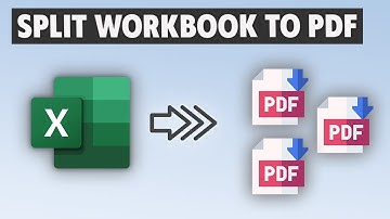 How to Split an Excel Workbook into separate PDF files - Export Worksheets to PDF