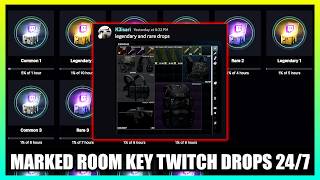 Marked Room Key for Every Game Mode Twitch Drops 24/7 Started