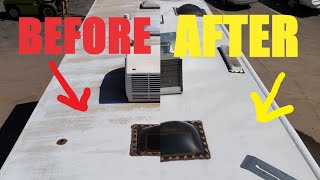 Cleaning a Very Dirty RV Rubber Roof Membrane