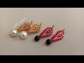 Teardrop Posts/Seed bead Jewelry making Tutorial Diy