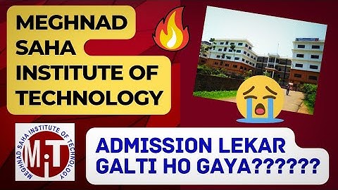 Meghnad Saha Institute of Technology Placement🔥(HONEST FEEDBACK)😱 #msit #meghnad_saha
