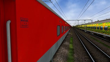 Bikaner Duronto vs Howrah Rajdhani Exp In Open Rail