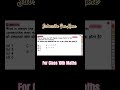 #mathsshorts for class 10th #shorts