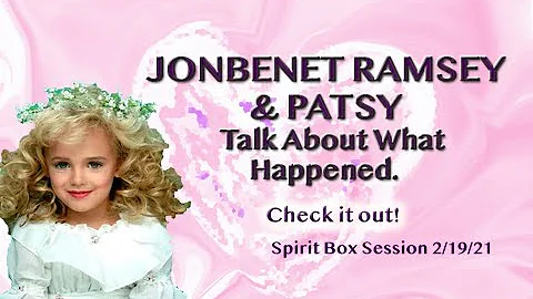 JONBENET RAMSEY & mom PATSY tell what happened gho...