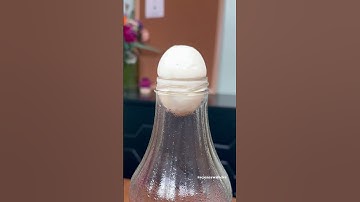 Magic or science? Try the egg in a bottle trick! #magic #egg #egginabottle #science