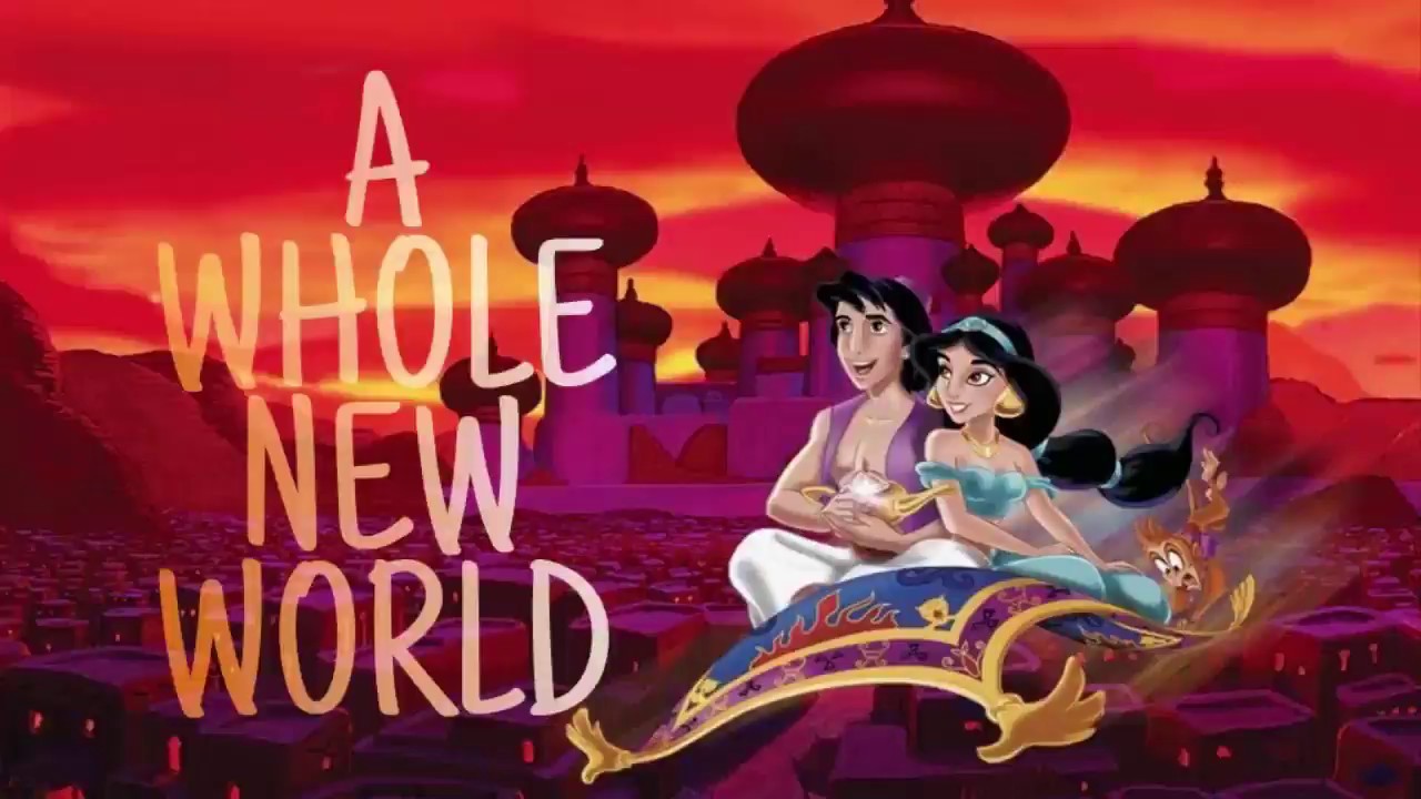 a whole new world lyric video