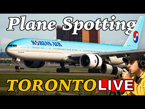 🔴LIVE! Toronto Airport! American 777? KLM Special? October 23RD, 2025 at YYZ!