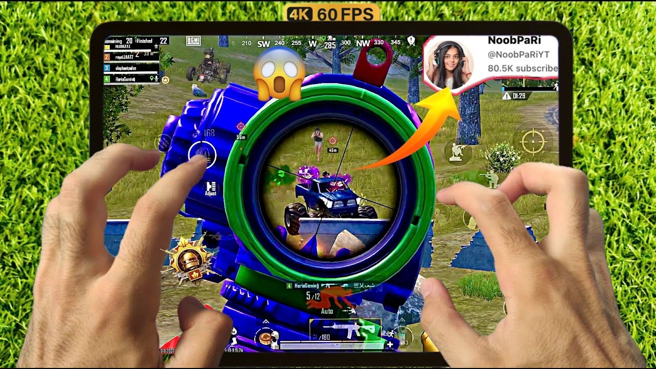 Тест Apple iPad Pro M5 2025 Pubg l Геймплей iPad Handcam 