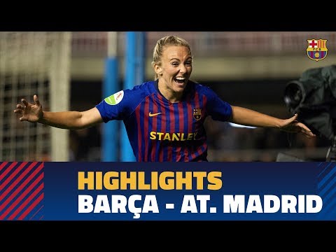 [HIGHLIGHTS] FC Barcelona Women’s Team 2-1 At. Madrid