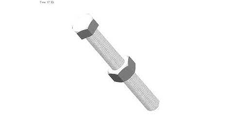 Bolt and Nut animation in CREO Parametric 2.0