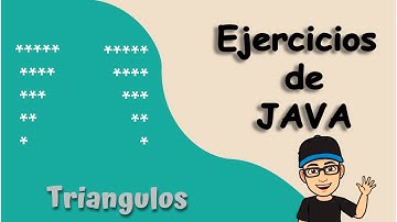 Cómo imprimir triángulos invertidos con asteriscos en Java | Ejercicios programación Java