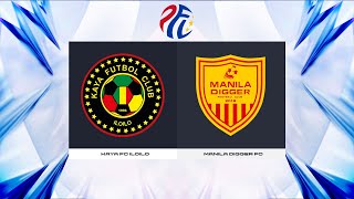 PFL Season 2024 - Kaya FC-Iloilo vs. Manila Digger FC