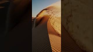 Heavy wind blow in desert 🏜️ #sand #wind #aigenerated